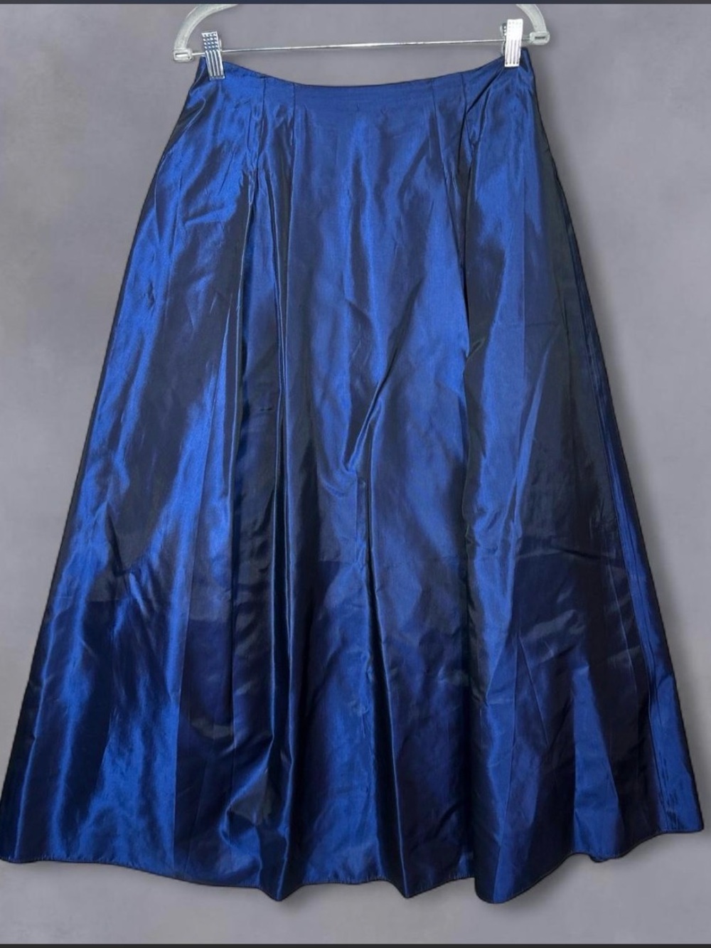 Scott McClintock Retro 90s goth glam midnight blue evening maxi skirt sz 10